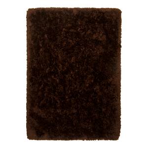 Tapis épais Flocatic Fibres synthétiques - Marron foncé - 60 x 90 cm