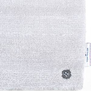 Tapis Powder Fibres synthétiques - Argenté - 65 x 135 cm