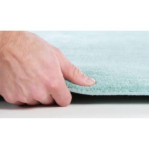 Tapis Powder Fibres synthétiques - Menthe - 50 x 80 cm