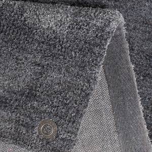 Tapis Powder Fibres synthétiques - Anthracite - 65 x 135 cm