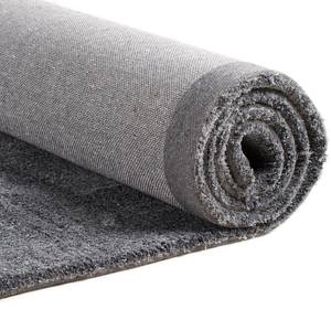 Tapis Powder Fibres synthétiques - Anthracite - 65 x 135 cm