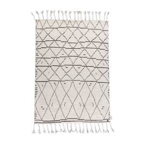 Tapis Vintage Nomad Laine / Coton - Naturel - 65 x 135 cm