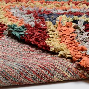 Wollen vloerkleed Vintage Vivid Stripes wol/katoen - meerdere kleuren - 140 x 200 cm