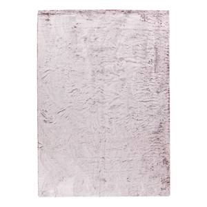 Tapis en fourrure synthétique Furry I Fibres synthétiques - Rose - 40 x 60 cm