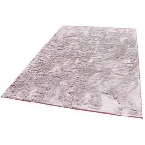 Tapis en fourrure synthétique Furry I Fibres synthétiques - Rose - 40 x 60 cm