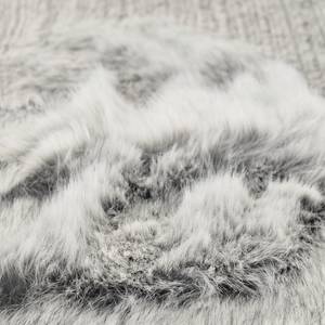 Fellteppich Furry I Kunstfaser - Grau - 160 x 230 cm
