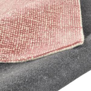 Wollen vloerkleed Groove I textielmix - Roze - 160 x 230 cm