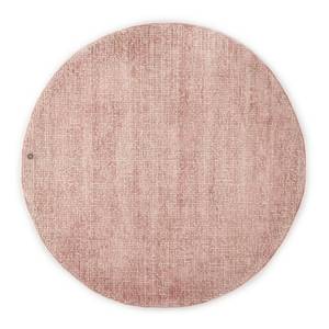 Wollen vloerkleed Groove II textielmix - Roze
