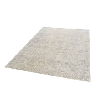 Wollteppich Groove I Mischgewebe - Silber - 85 x 155 cm