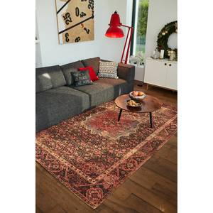Laagpolig vloerkleed Funky Orient Ghom vlakweefsel - rood - 290 x 400 cm