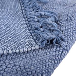 Badteppich Vintage Baumwolle - Blau - 70 x 160 cm