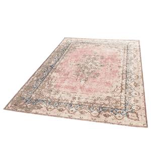 Tapis de couloir Funky Orient Keshan Tissage à plat - Vieux rose - 75 x 290 cm