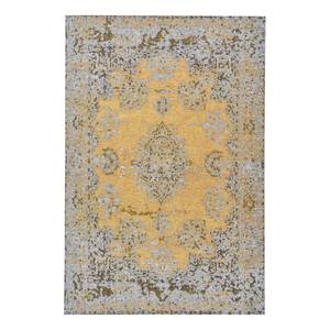 Tapis de couloir Funky Orient Kirman Tissage à plat - Jaune - 60 x 230 cm