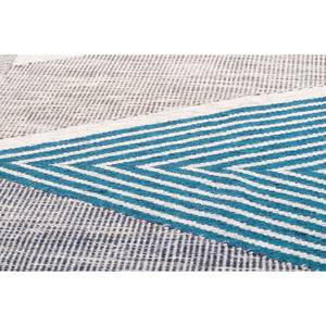 Tapis Vintage Modern Laine / Coton - Turquoise / Multicolore