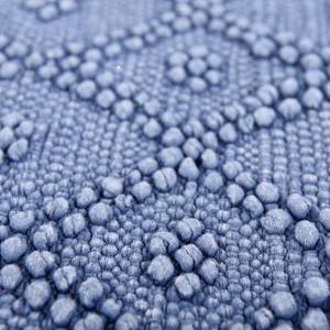 Badteppich Vintage Baumwolle - Blau - 60 x 100 cm