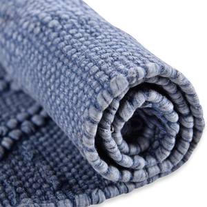Badteppich Vintage Baumwolle - Blau - 60 x 100 cm