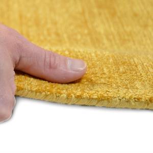 Tapis Shine Viscose - Jaune doré - 50 x 80 cm