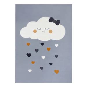 Kindervloerkleed Lovely Sky polypropeen - Grijs - 160 x 220 cm