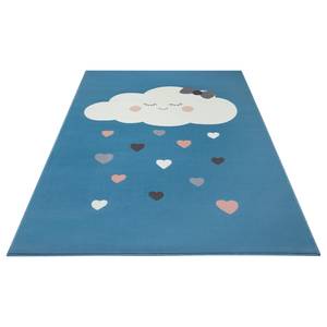 Kindervloerkleed Lovely Sky polypropeen - Hemelsblauw - 120 x 170 cm