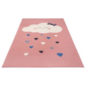 Kinderteppich Lovely Sky Polypropylen - Rosa - 160 x 220 cm