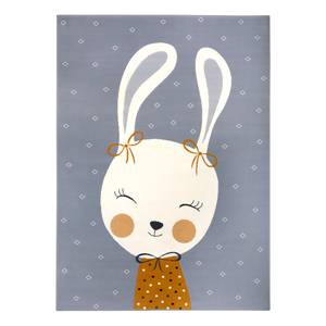 Tapis enfant Bunny Polly Polypropylène - Gris - 120 x 170 cm