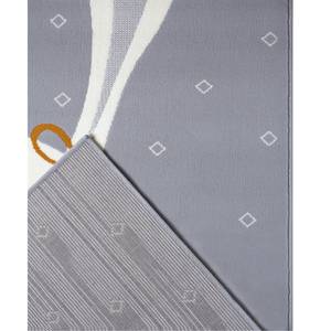 Tapis enfant Bunny Polly Polypropylène - Gris - 120 x 170 cm