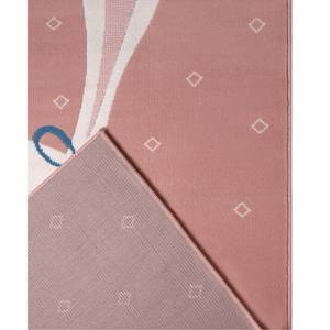 Tapis enfant Bunny Polly Polypropylène - Rose - 160 x 220 cm