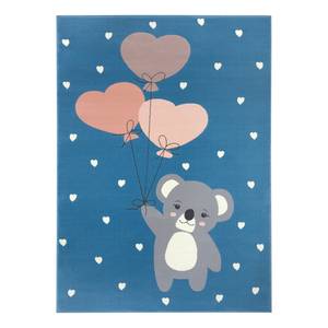 Tapis enfant Koala Sweetheart I Polypropylène - Bleu ciel - 80 x 150 cm