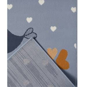 Kindervloerkleed Love Birds polypropeen - Heldergrijs - 120 x 170 cm