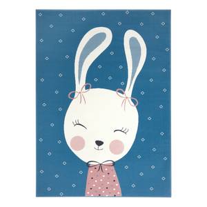 Kinderteppich Bunny Polly Polypropylen - Himmelblau - 160 x 220 cm