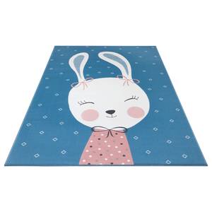 Tapis enfant Bunny Polly Polypropylène - Bleu ciel - 120 x 170 cm