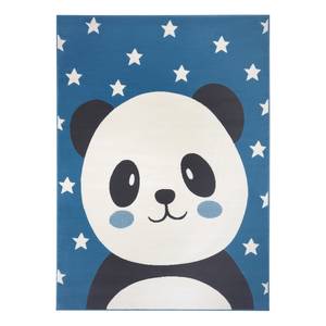 Kindervloerkleed Panda Pepples polypropeen - Hemelsblauw - 120 x 170 cm