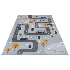 Kindervloerkleed Dream Street polypropeen - Heldergrijs - 160 x 220 cm