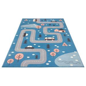 Kinderteppich Dream Street Polypropylen - Himmelblau - 160 x 220 cm