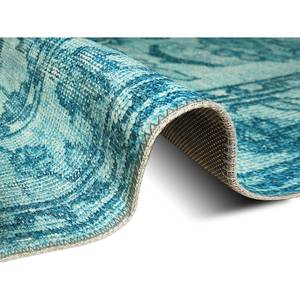 Kurzflorteppich Moissat Polyester - Hellblau - 200 x 290 cm