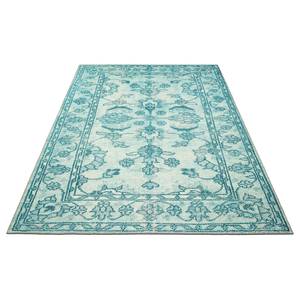Laagpolig vloerkleed Moissat Polyester - Lichtblauw - 200 x 290 cm