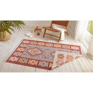 Tapis réversible Villentrois Polyester / Polypropylène - Multicolore - 70 x 140 cm