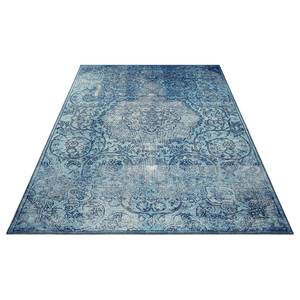 Kurzflorteppich Biniville Polyester - Blau - 160 x 230 cm