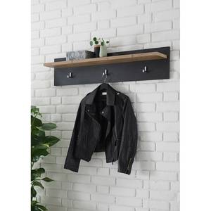 Wandgarderobe Bozel Kastanie Dekor / Grau - Breite: 107 cm