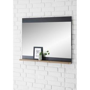 Miroir Bozel Marron - Gris - Bois manufacturé - 92 x 71 x 10 cm