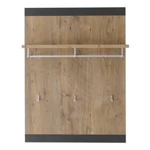 Garderobepaneel Bozel Bruin - Plaatmateriaal - 80 x 107 x 25 cm