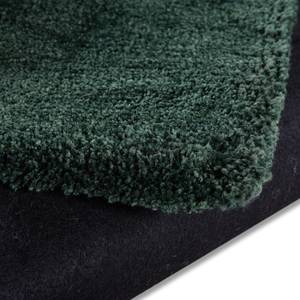 Hoogpolig vloerkleed Cozy Uni kunstvezels - Groen - 50 x 80 cm