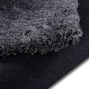 Hoogpolig vloerkleed Cozy Uni kunstvezels - Zwart - 50 x 80 cm