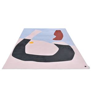 Kurzflorteppich Shapes One Kunstfaser - Mehrfarbig - 140 x 200 cm
