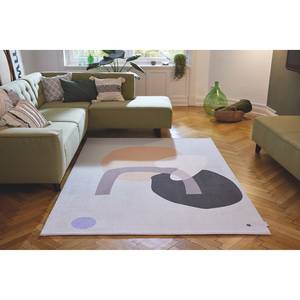 Laagpolig vloerkleed Shapes Six kunstvezels - Meerkleurig - 140 x 200 cm