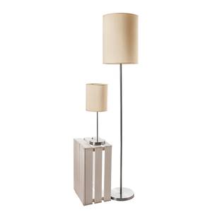 Lampadaire Combiers Coton / Acier inoxydable - 1 ampoule