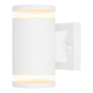 Wandlamp Alcala transparant glas/ijzer - 2 lichtbronnen - Wit