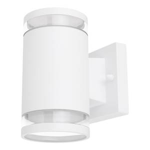 Wandlamp Alcala transparant glas/ijzer - 2 lichtbronnen - Wit