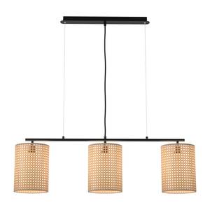 Hanglamp Le Tech I rotan/ijzer - 3 lichtbronnen