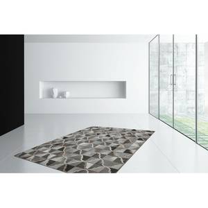 Kurzflorteppich Lavish 310 Leder - Grau - 80 x 150 cm